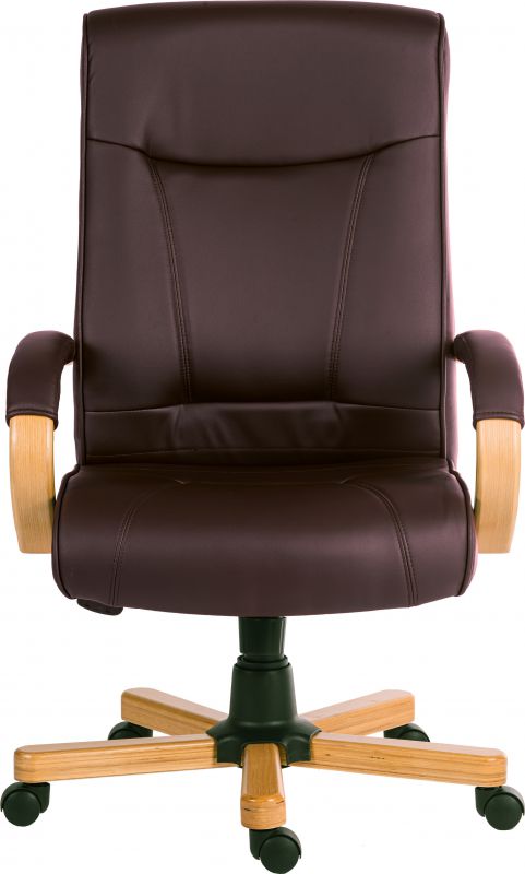 Brown Leather Executive Chair - RICHMOND
